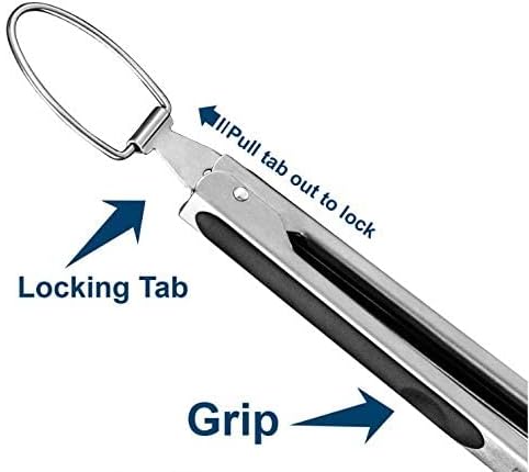 Barbecue Tool Set, 3-Piece Stainless Steel Grill Utensils with Opener
