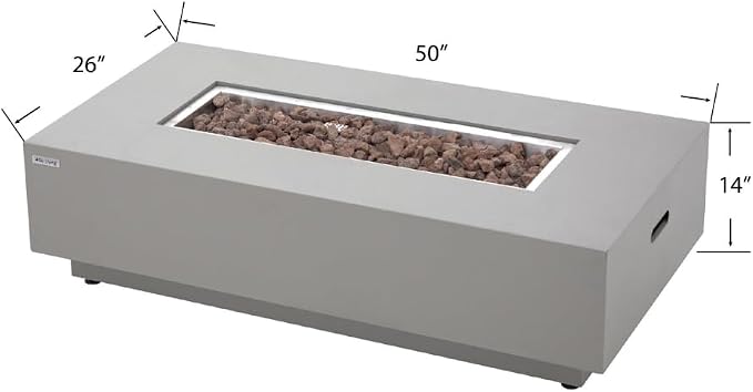 Westwood 50” Propane Fire Pit Smokeless Firepit Converts to Outdoor Gas Fire Pit - Image 8