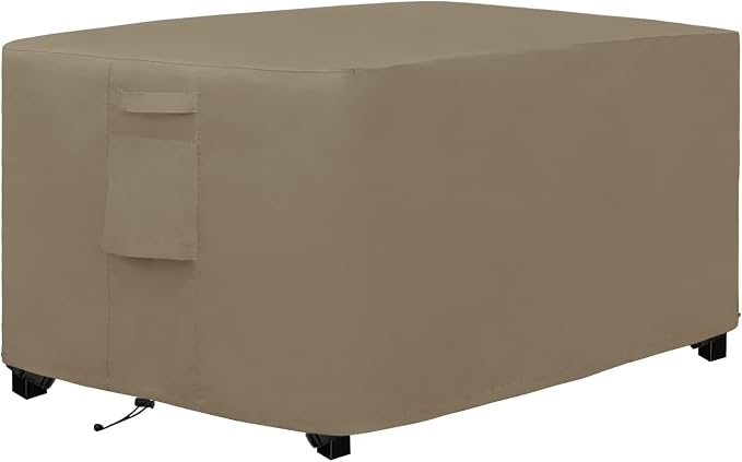 Easy-Going Outdoor Fire Pit Cover Rectangle 52" Lx34 Wx24 H, Durable Outdoor by Easy-Going