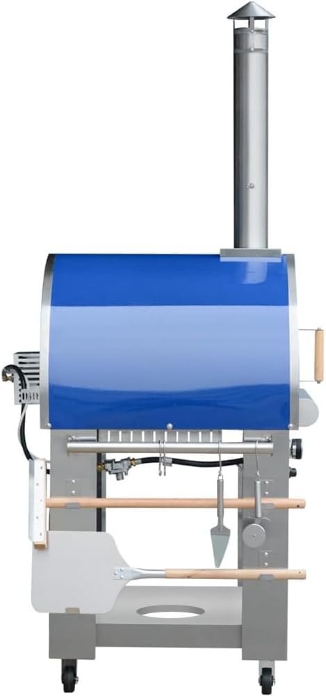 KOSTCH 32.5 inch Wood Fired and Propane Gas Pizza Oven - Image 6