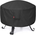 SheeChung Fire Pit Cover Round 34”D X 15”H, Heavy Duty 600D Polyester by SheeChung