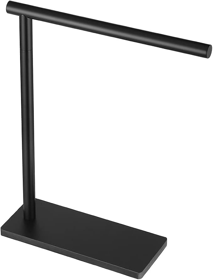 JQK Hand Towel Holder Stand Black, Modern Tree Rack Free Standing - Image 9