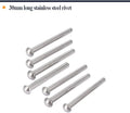 Tongs Set of 6 Blacksmith Blanks, 5/16 Inch Mild Steel, Black