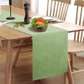Wipeable Table Runner, Thick Farmhouse Dresser Runner, Rustic by Rinpon