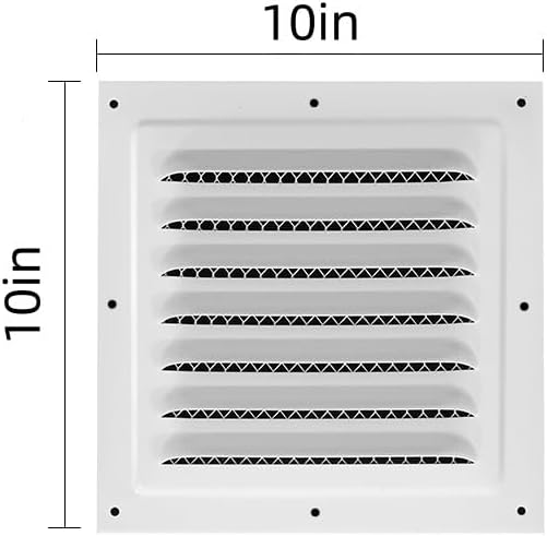 2pcs Attic Vent Soffit Vent Aluminum Wall Vent Metal Shed Vent Square Vent - Image 2
