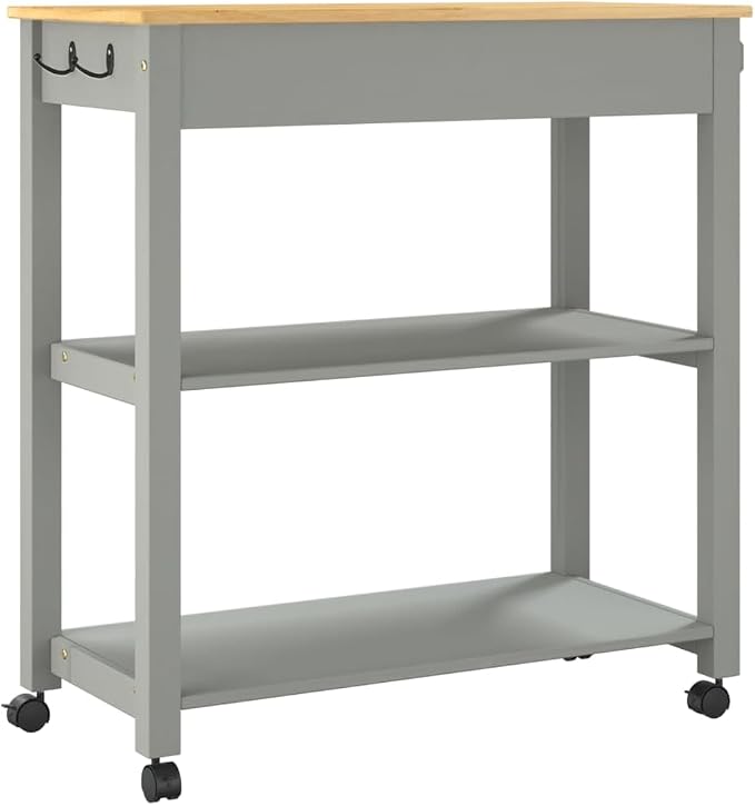 Kitchen Trolley Monza Rolling Kitchen Island Cart - Image 6