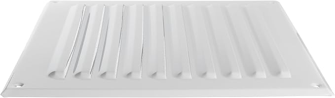Square Ventilation Grille / 8" x 8" Inch Inside Measurement/White Metal Air - Image 7
