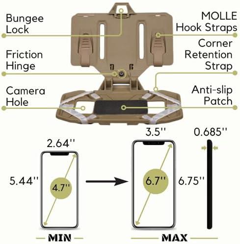 Let-Me-Be FoldPanel Chest Vest Set, Chest Rig Phone Mount - Image 2