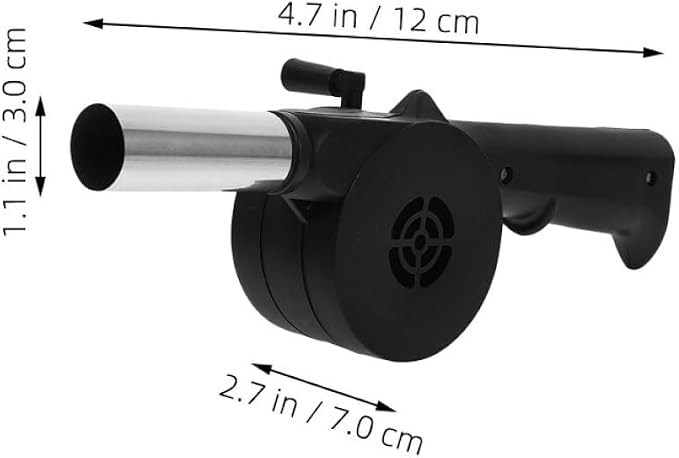 Manual Bbq Air Blower Hand Crank Fan Portable Campfire Bellows - Image 2