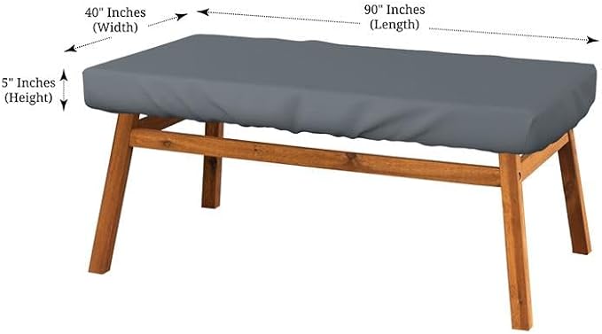 Covers & All Rectangle Table Top Cover, 12 Oz Waterproof UV & Weather Resistant - Image 2