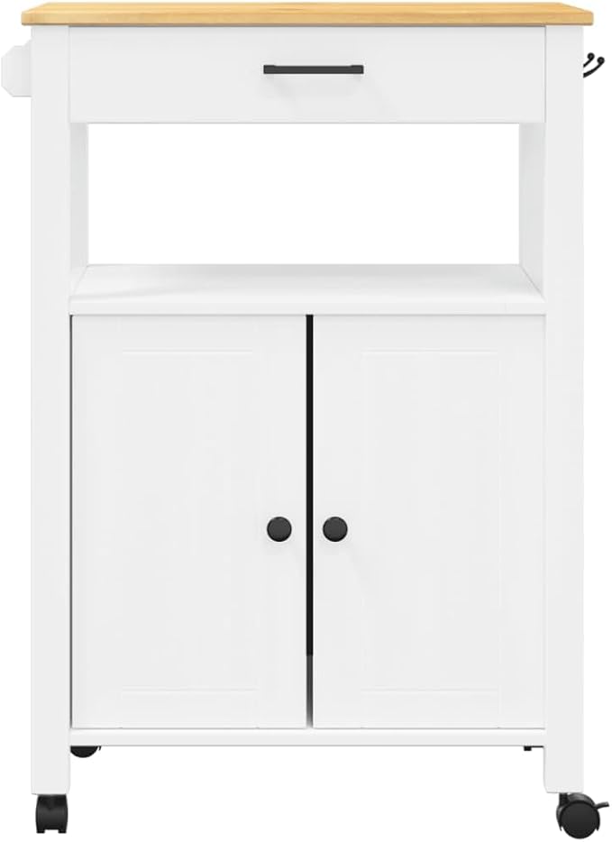 Kitchen Trolley Monza Rolling Kitchen Island Cart - Image 6