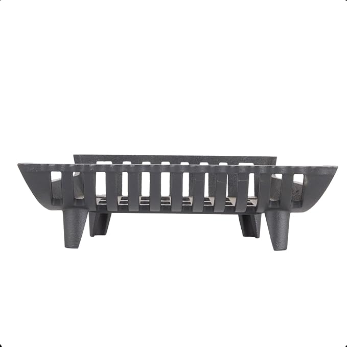 17 inch Fireplace Grate Heavy Duty, Cast Iron Fire Grate - Image 6