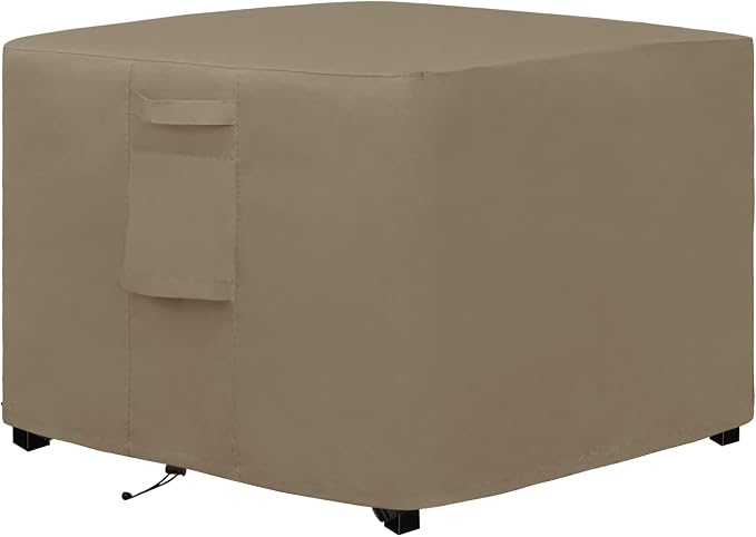 Easy-Going Outdoor Fire Pit Cover Square 44" Lx44 Wx24 H, Durable Outdoor Gas by Easy-Going