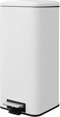 8 Gallon Trash Can with Lid, InnerBucket & Steel Pedal, Stainless Steel Garbage by JM%C2%B7YIPENG