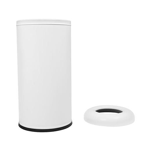15.5 Gallon Commercial Trash Can, Round Open Top Waste Bin - Image 5