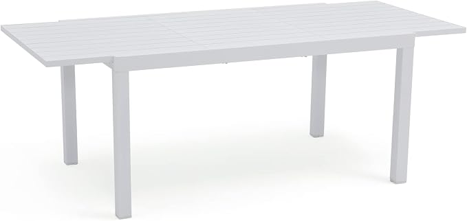 Soleil Jardin Aluminum Patio Extendable Dining Table, Adjustable Indoor Outdoor by SoleilJardin