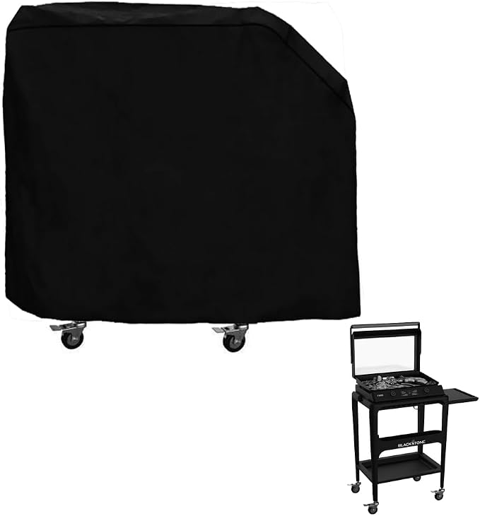 Griddle Cover for Blackstone E-Series 2-Burner 22" Electric Tabletop Griddle by DONSIQIZZ