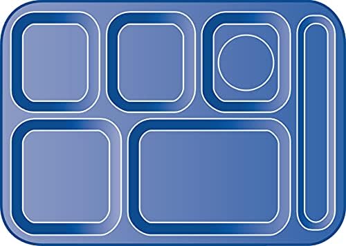 Carlisle FoodService Products / Brands-P614R25 Rectangular Tray w/ Compartments - Image 5