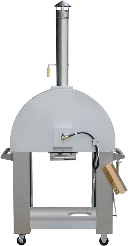 KOSTCH 32.5 inch Wood Fired and Propane Gas Pizza Oven - Image 6