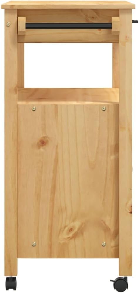 Kitchen Trolley Monza Rolling Kitchen Island Cart - Image 6