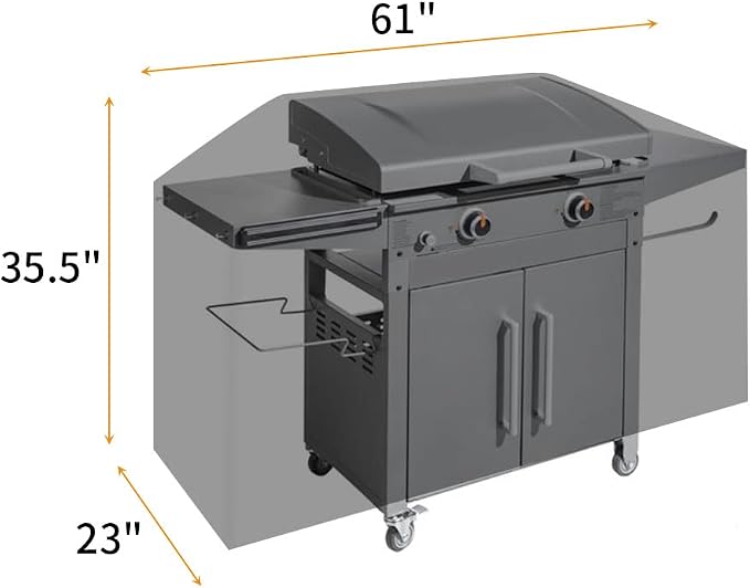 iCOVER Griddle Cover for Blackstone 28" ProSeries Griddles 600D Heavy Duty - Image 7