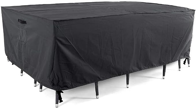 Tempera Patio Furniture Cover, Outdoor Table Covers Waterproof Square, Heavy by TemperaPatioLife
