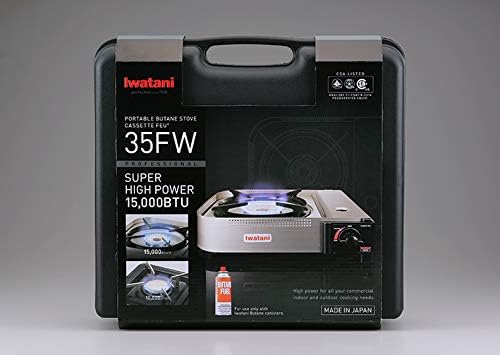 Iwatani 35FW Single-Burner Butane Portable Cooktop Indoor & Outdoor Cooking - Image 8