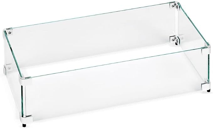 American Fireglass Tempered Glass Flame Guard by AmericanFireProducts