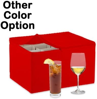 LAMINET Quilted Wine Glass Storage Case - Image 4