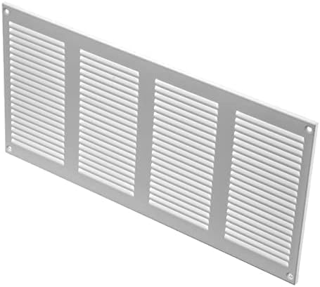 Repa Market 2-Pack Air Vent Cover 16x8 Inch White Galvanized Steel Louvered - Image 9