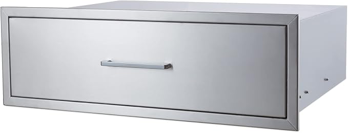 Outdoor Kitchen Single Drawer Stainless Steel BBQ Enlarger -30" W x 10" H x 23" - Image 4