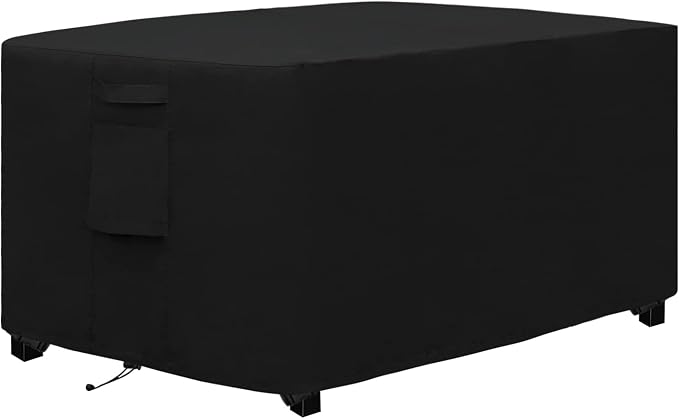 Easy-Going Outdoor Fire Pit Cover Rectangle 44" Lx32 Wx24 H, Durable Outdoor by Easy-Going