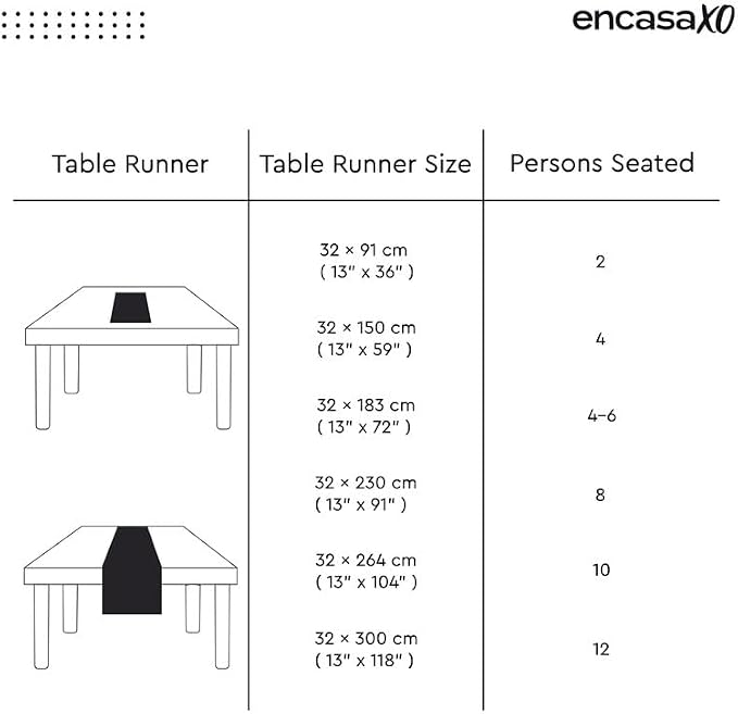 Encasa XO Cotton Dining Table Runner | Roma Red Stripes | Size 13x36 in - Image 8