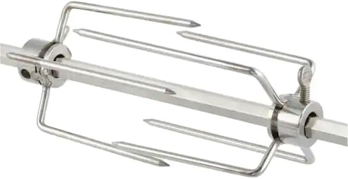 Spire 36 in. Stainless Steel Rotisserie Chicken Grilling Kit - Image 3