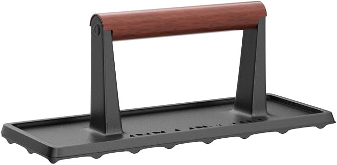 Bellemain Bacon Press Rectangle | Heavy-Duty Cast Iron Grill Press - Image 4