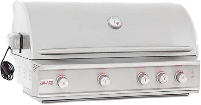 Blaze Outdoor Grill | 44-inch Stainless Steel Propane BBQ Grill | Built-in 4 by Blaze