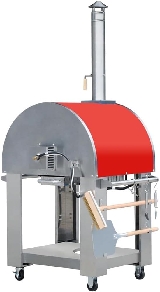 KOSTCH 32.5 inch Wood Fired and Propane Gas Pizza Oven - Image 5