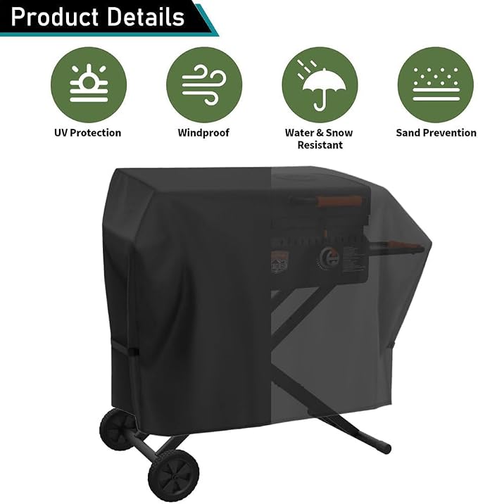 ZJYWSCH Griddle Cover for Blackstone 17" On The Go Tailgater Grill Griddle - Image 3