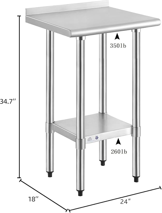 ROCKPOINT Stainless Steel Table - Image 3