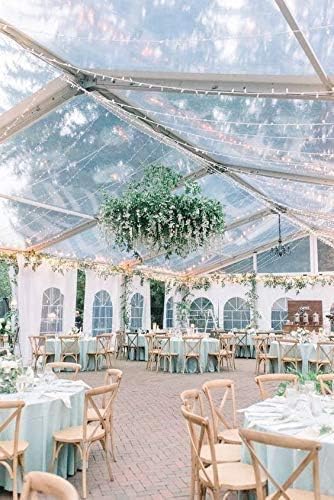 Covers & All Custom Clear Tarps Heavy Duty Waterproof Material, 18 oz Clear PVC - Image 6