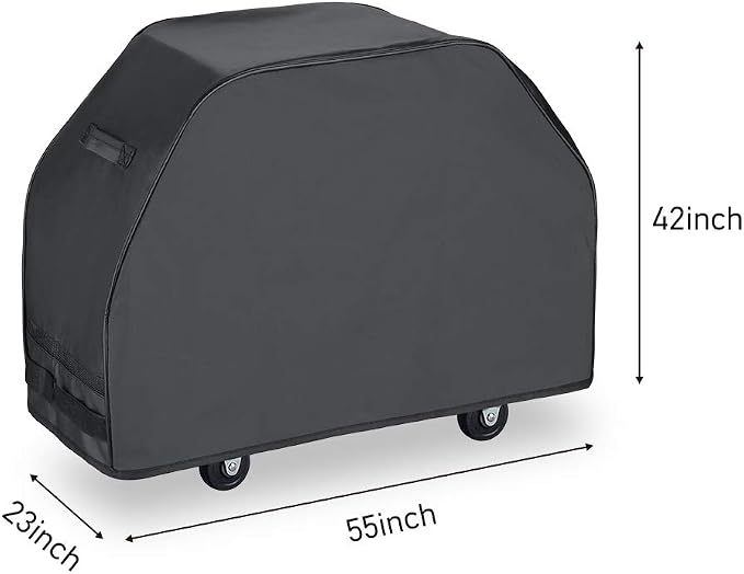 Grill Cover 55 Inch, Heavy Duty Waterproof BBQ Cover, Gas Grill Cover - Image 2