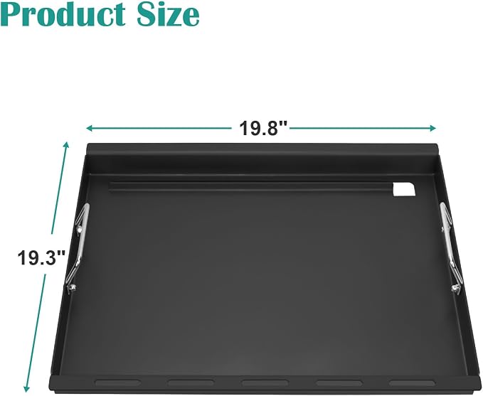 Griddle Inserts for Chargriller, Flat Top Griddle for Char-Griller 5050 - Image 2