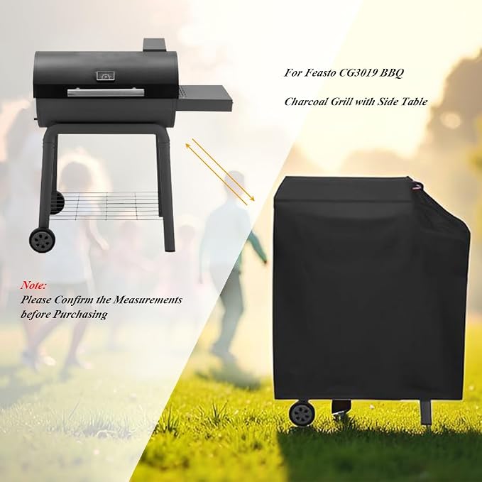 Charcoal Grills Cover for Feasto BBQ Charcoal Grill, Waterproof Outdoor Grill - Image 6