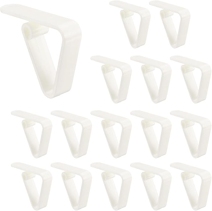 uxcell 16 Pack Plastic Tablecloth Clips, Table Cloth Cover Clamps Windproof by uxcell