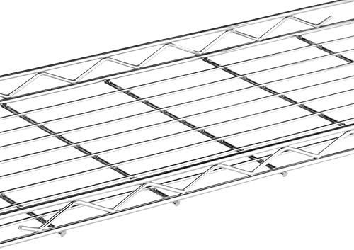 Whitmor 3 Tier Shelving Unit, Metal Storage Shelves, Adjustable Heavy Duty Shelf - Image 4