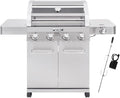Monument Grills Larger Convertible 4-Burner Natural Gas Grill Stainless Steel by MonumentGrills