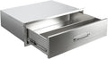Outdoor Kitchen Drawers 30" W x 10" H x 23" D Stainless Steel Single Drawers by Unknown