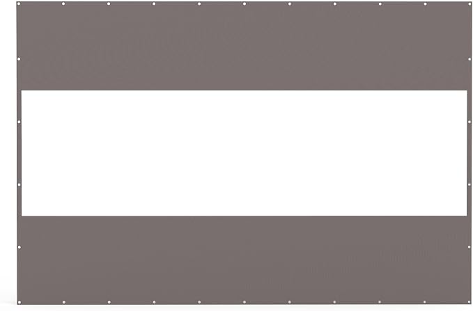 Domi Heavy Duty Outdoor Clear Panel Curtain, 18 oz Waterproof PVC Polyester - Image 8