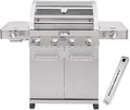Monument Grills Larger 4-Burner Propane Gas Grills Stainless Steel Cabinet Style by MonumentGrills