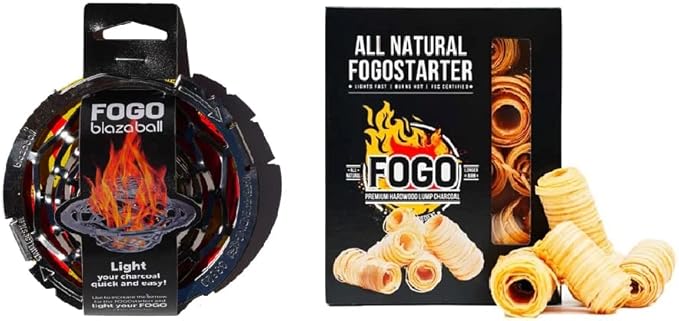 FOGO Ultimate Fire Starter Bundle, Blazaball and FOGOstarters Natural Fire by FOGO